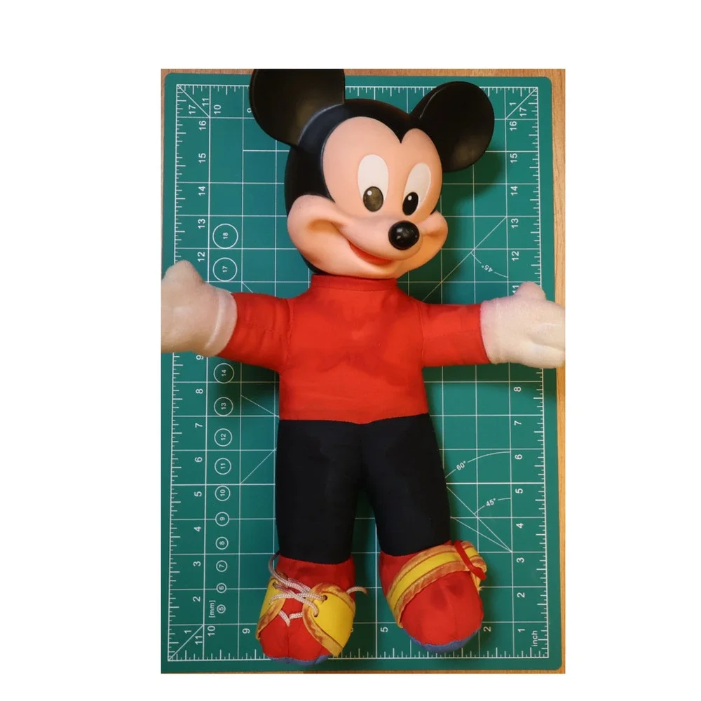 Vintage Mickey Mouse Learning Toy Dress Doll Tie Buckle Zip Button Disney Plush - Picture 16 of 16